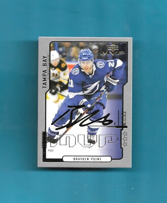 2020-21 UD MVP GOLD SCRIPT THIRD STAR # 36 BRAYDEN POINT TAMPA BAY EXCEPTIONAL!