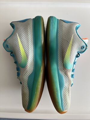 【未使用品】人気カラーmint ジャモラント　Nike Kobe Xコービー10 Nike Kobe X 10 GS White Blue Lagoon Total Orange Key Lime