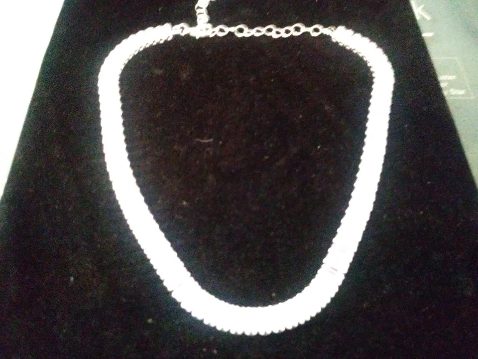 BOLSO DE TENIS GARGANTILLA CREADO EN LABORATORIO CHAPADO EN ORO DE 14K CON COLLAR DE DIAMANTES 16-18IN + BONO