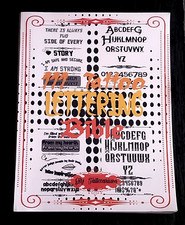 111 TATTOO LETTERING BIBLE FONTS BY TATTOOARIUM PAPERBACK BOOK BRAND NEW 224pgs