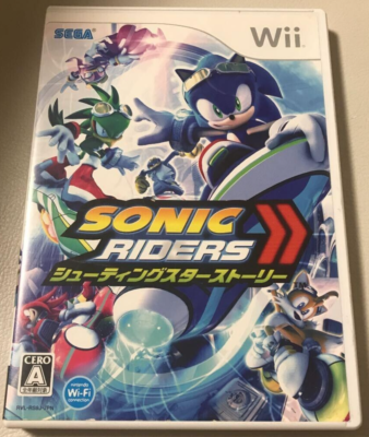 Nintendo Wii Sonic Riders Zero Gravity SEGA 2008 Japanese Games