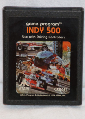 Spiel Atari 2600 VCS INDY 500 1978 CX2611 Picture Label Konsolen Spiel #982