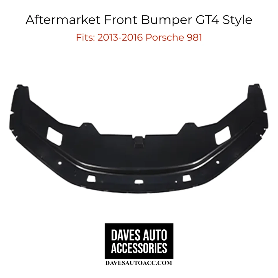 Para-choque dianteiro Aftermarket GT4 Style para 13-16 Porsche 981 Cayman & Boxster - Imagem 4 de 4