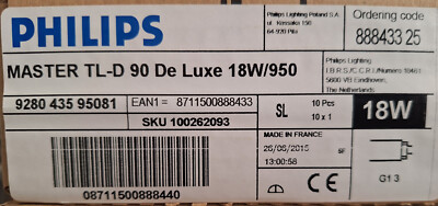 Leuchtmittel.- Leuchstoffröhren 18W/950 10 Stück Philips