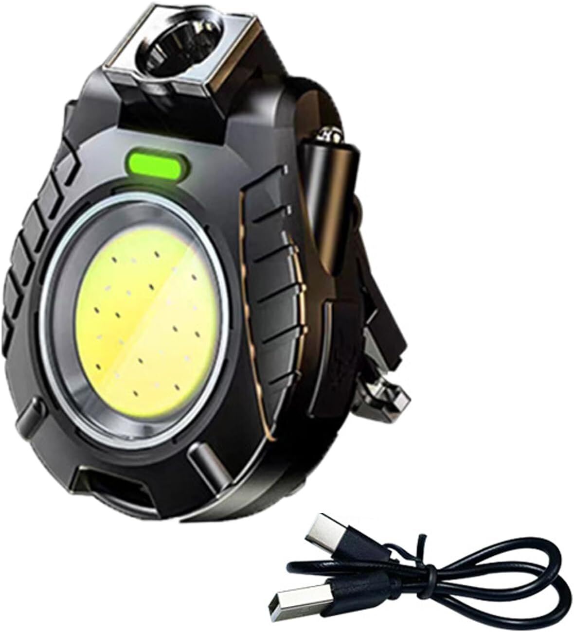 Black Technology Hat Clip Light, Rechargeable Waterproof Hat Lights