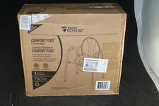 MedPro Homecare Commode Chair ADJUSTABLE HEIGHT METAL NO TOOL CONSTRUCTION NIB