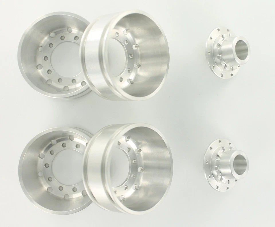 Carson 1:14 LKW - Truck Line Alu Hinterradfelge rundloch (4) - 500907160 - Bild 4 von 4