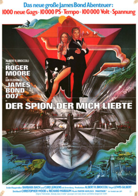 James Bond 007 - Der Spion, der mich liebte ORIGINAL A1 Kinoplakat Roger Moore