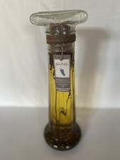 VTG Infused Oil Glass Bottle Decor Display Rosemary Chili 12” Tall Cottage