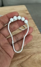 18Pcs Bathroom Shower Curtain Hooks