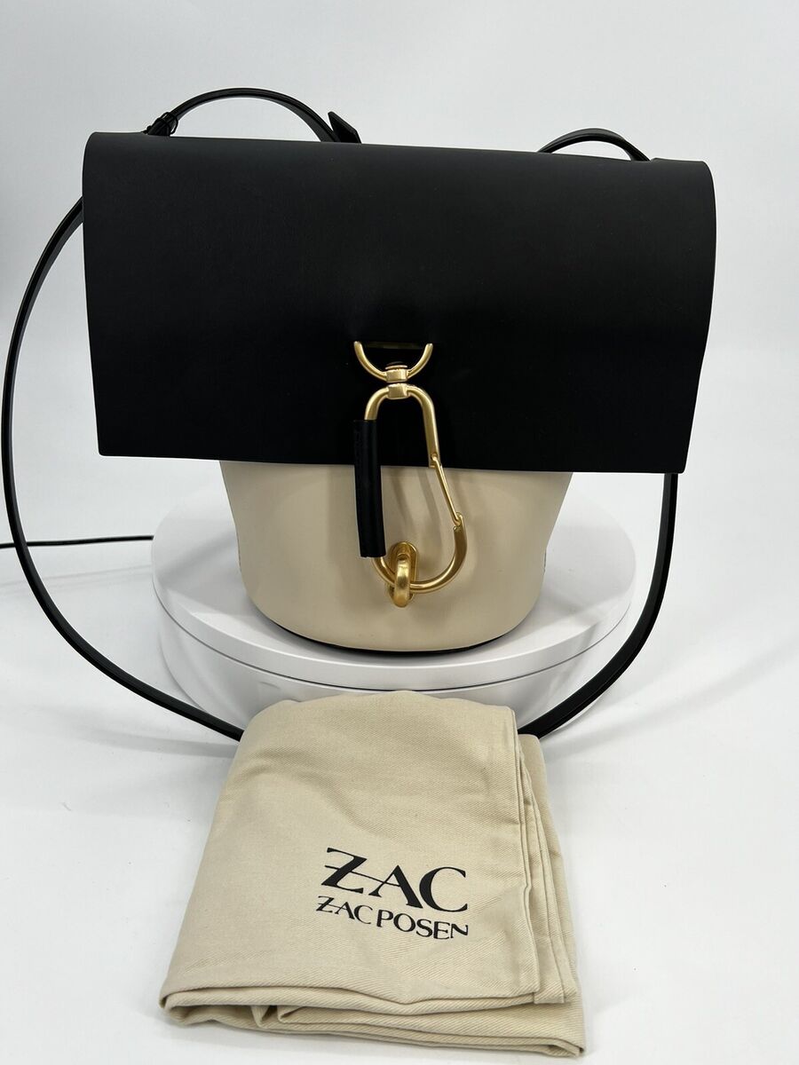 Zac Zac Posen Belay Top-zip Leather Crossbody Bag In Pink