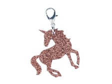 Unicorn Charm Pendant Charm Bracelet Miniblings Charms Fantasy Glitter