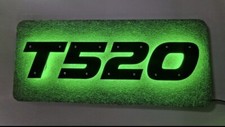 RENAULT T520 SCHEDA LED NEON 80x35CM +DIMMER E STAFFE 3D ACRILICO LETTERE 3D