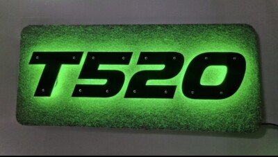 RENAULT T520 NEON LED BOARD 80x35CM +DIMMER & BRACKETS 3D ACRYLIC 3D LETTERS