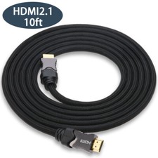Braided 8K HDMI 2.1 Cable for Multimedia, Home Theater, Future-Oriented 8K Games