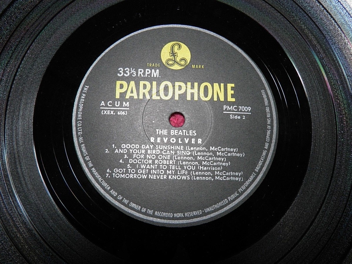 BEATLES★Revolver UK Y/B Parlophone stere The Beatles U.K. LP Mono/Revolver