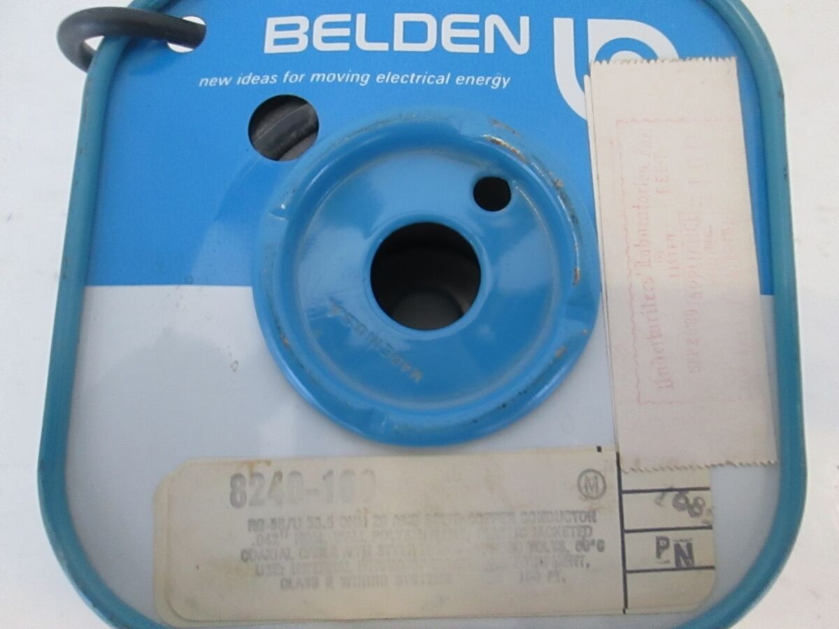 Belden, 8420-100, 20 AWG, Black Wire, 2 lbs, Used | eBay Belden, 8420-100, 20 AWG, Black Wire, 2 lbs, Used | eBay