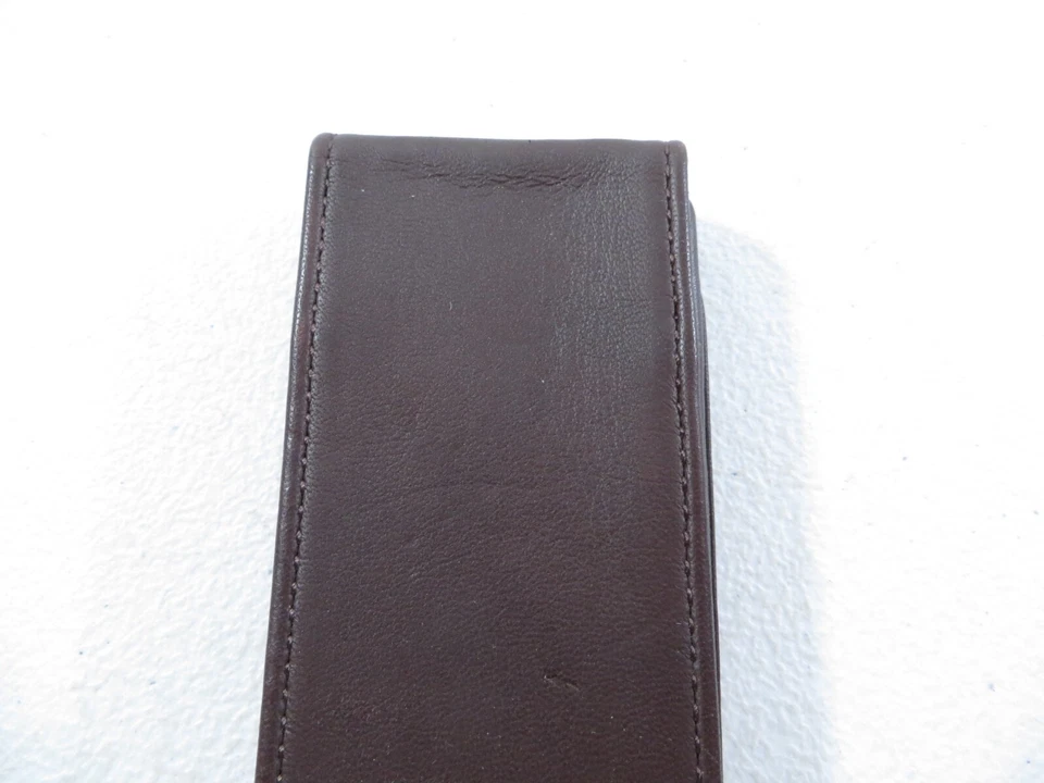 Funda de cuero marrón Microsoft Zune SOLO para modelo 1124 1125 Foto 3 de 4