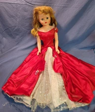 Vintage 1950's A-E Allied Eastern Rubber Vinyl Fashion Type Doll 28” #251