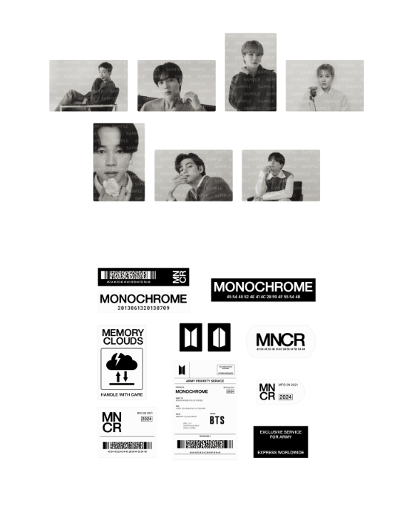 BTS MONOCHROME PROJECT OFFICIAL MD | eBay