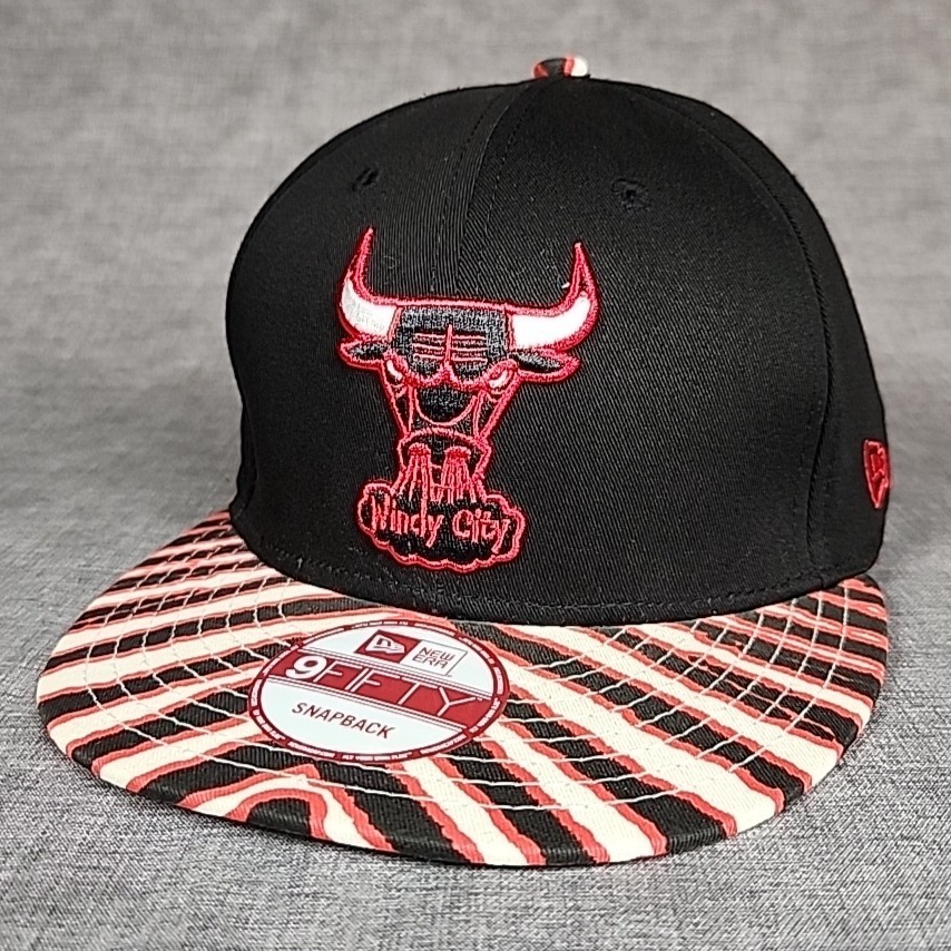 Chicago Bulls NBA Zubaz Hat Windy City New Era 9FIFTY SnapBack