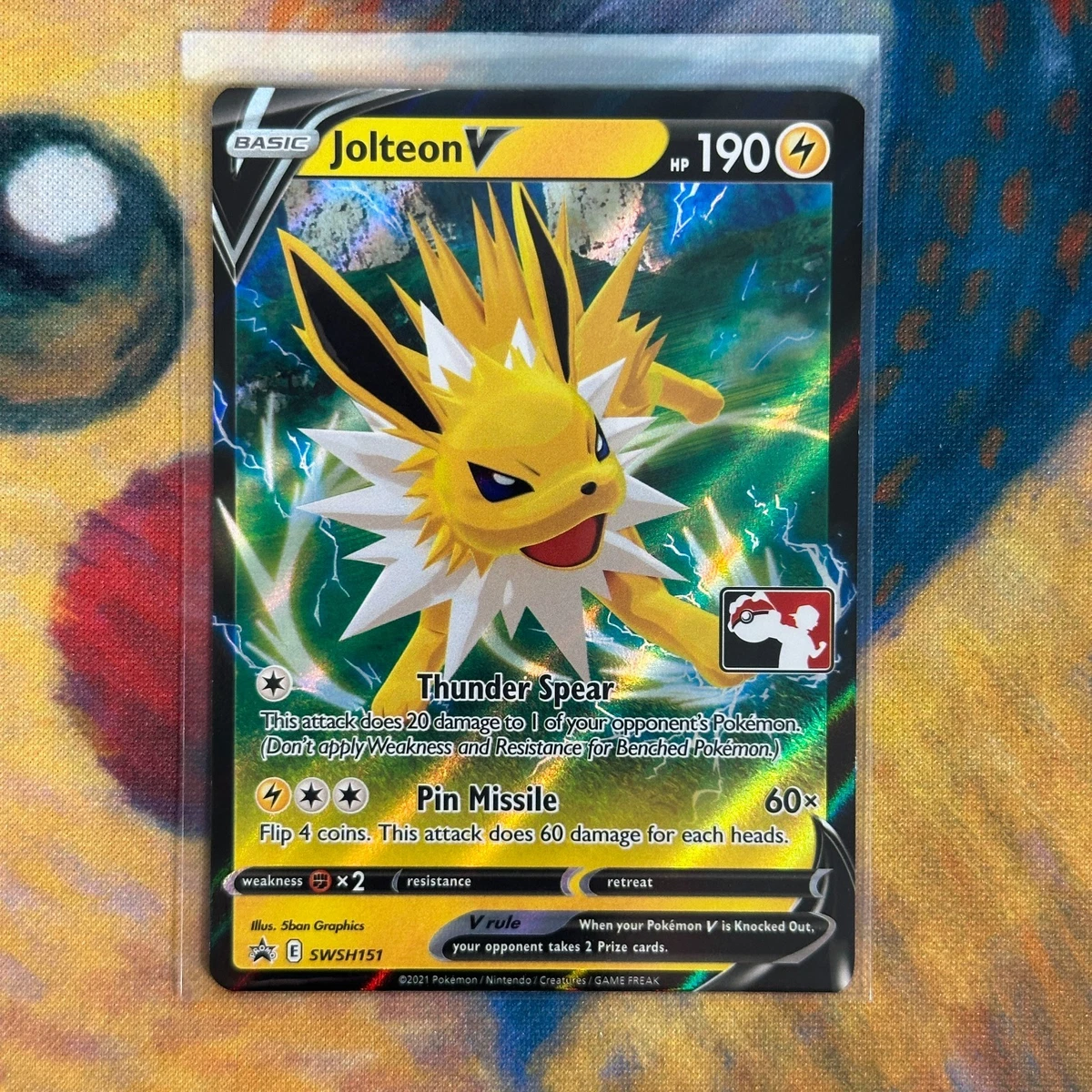 Jolteon V SWSH151 Prize Pack Series Cards for sale | eBay