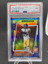 2022 Panini Rookies & Stars GEORGE PICKENS True Blue #/49 PSA 9