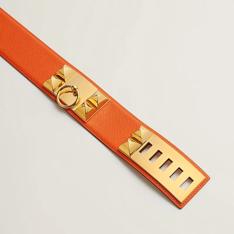 Genuine Hermès Belt Collier de Chien 50 Fire Greetings 75 image 3