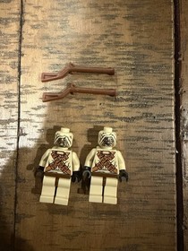 LEGO Star Wars Tusken Raider Sand People SW0052 Lot of 2 Complete 7113 Genuine