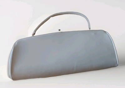 HL Harry Levine VTG Cream Ivory Paisley Cloth Liner Evening Bag Clutch Purse