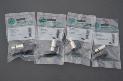 4 Stück  XLR Stecker (female) 3-polig Neutrik - Bild 1 von 2