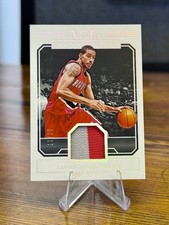 LaMarcus Aldridge 24-25 Noir Icon Materials GAME WORN 2 COLOR PATCH /15 Blazers