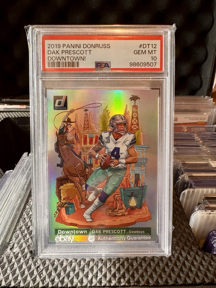 2019 Dak Prescott PSA 10 DT-12 DONRUSS Downtown 7 Copies In The