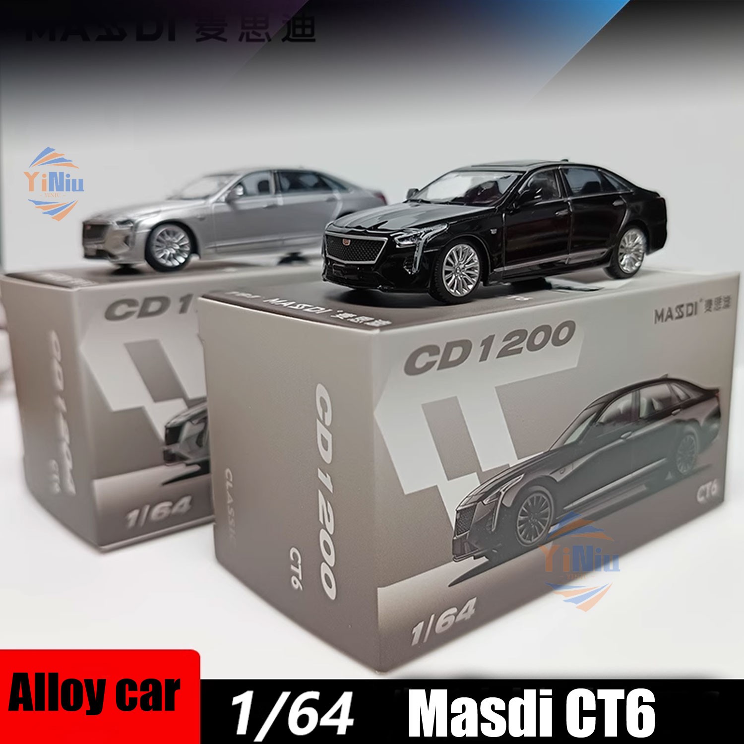 Masdi 1:64 CT6 CT5 Alloy Sports Car Model Collection Gift for Enthusiasts-image