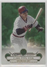 2014 Topps Tribute Green 16/50 Carlton Fisk #62 HOF pe8