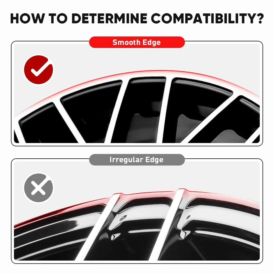 18" 19" 20" Rim Edge Trim Protector Wheel Ring Tire Guard For Lexus GS400 GS300 - Image 3 of 4