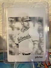 Topps 2025 Archives Printing Plate Black MacKenzie Gore #88 Nationals 1/1