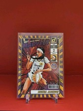 2025 Panini Donruss WNBA Rickea Jackson #6 Net Marvels Press Proof Purple Sparks
