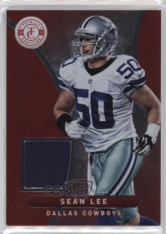 2012 Totally Certified Materials Platinum Red 164/299 Sean Lee #80 1kn1