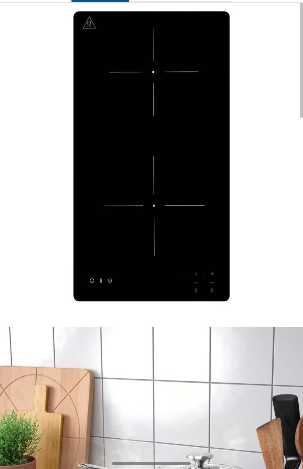 ikea tillreda portable induction hob dual zone portable electric inductor
Opens in a new window or t