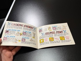 Panic Restaurant NES Nintendo Manual Aut&eacute;ntico NES-PR-USA Taito Raro