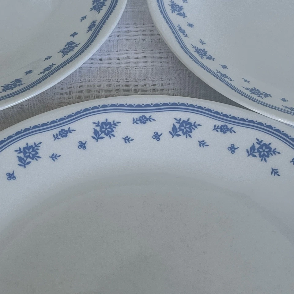 Corning Corelle Morning Blue- Set of 4 Dinner Plates-10.25"-Discontinued Pattern - Image 2 of 4