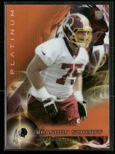 2015 Topps Platinum #135 Brandon Scherff Rookie Orange Refractors