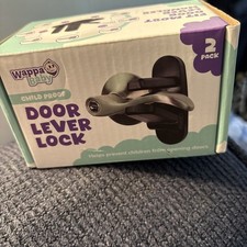 WappaBaby Child Proof Door Lever Lock 2-Pack