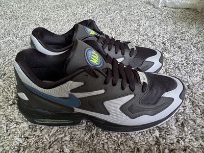 Nike Air Max 2 Light black thunderstorm wolf grey Gr. 44 US 10 UK 9 AO1741 002