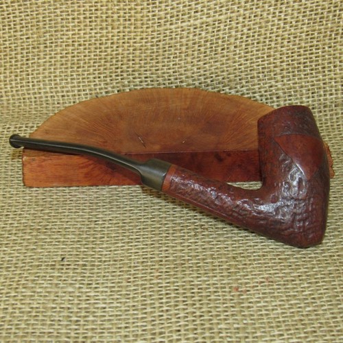 Pipa da fumo JARL intagliata e liscia ciotola stretta alta #1583 ~ originale ~ come da ritrovamento - Foto 5 di 14