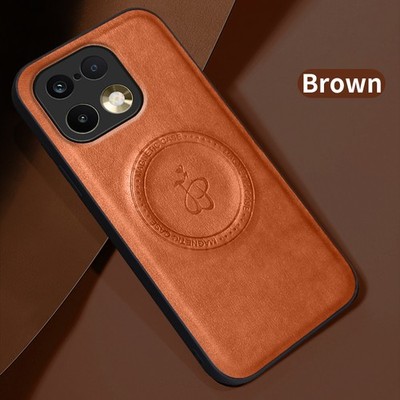 For Realme 16 Pro+ Plus Shockproof Phone Case Leather Wireless Charge Soft Cover