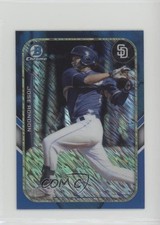 2015 Bowman The Farm's Finest Chrome Mini Shimmer Refractor Blue Jose Rondon 0j6