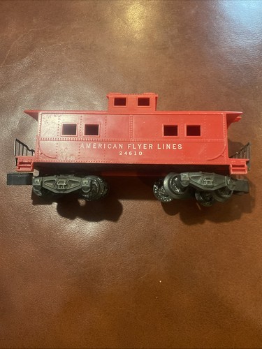 DE COLECCIÓN ESCALA S AMERICAN FLYER LÍNEAS 24610 CÚPULA CENTRAL ROJO FURGÓN DE COLA | Zustand: Used