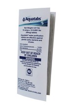Aquatabs 49mg Water Purification Tablets 100 Pack. Water Filtration System fo...